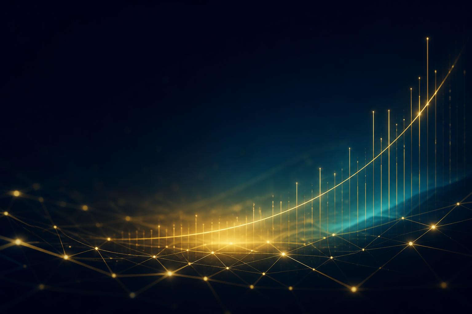 Mạng lưới kết nối tài chính minh họa hệ thống Affiliate OKX